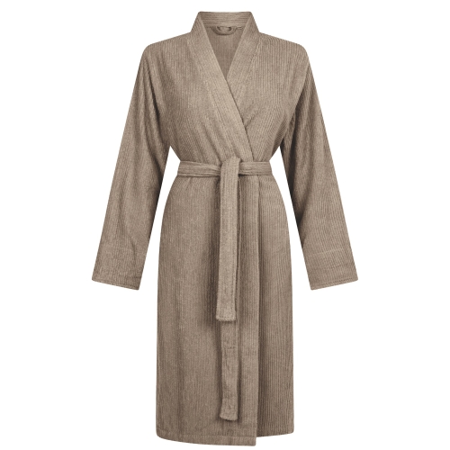 Linolux badjas Saga taupe